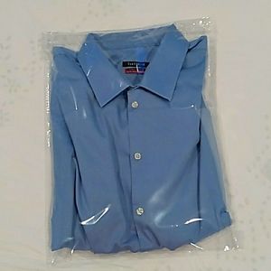 Large Slim Fit Van Heusen Light Blue Long Sleeve